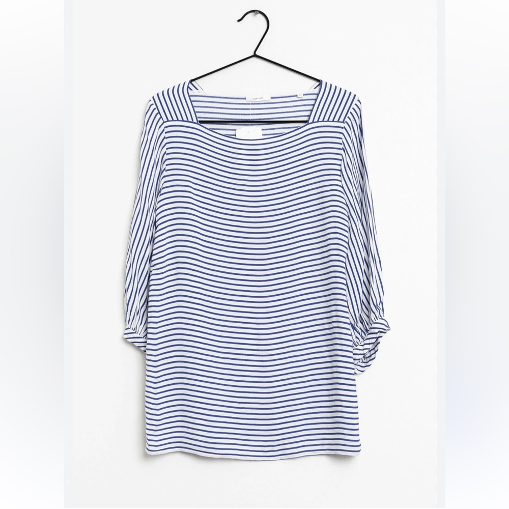 Olsen Stripe Tunic Blouse P2P 22” L28”